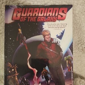 Marvel Guardians of the Galaxy Comic with Red and Blue Cover